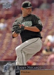 2009 Upper Deck Base Set Ricky Nolasco #651 card