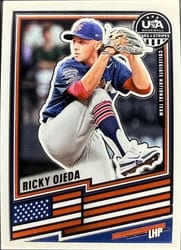 2026 Panini Stars & Stripes Prizm Base Set Ricky Ojeda #26 card