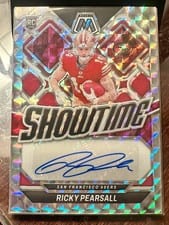 2024 Panini Mosaic Showtime Signatures Ricky Pearsall #SS-RPL card
