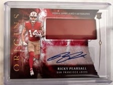 2024 Panini Origins Rookie Jumbo Jersey Autographs Ricky Pearsall #RJA-RPE card