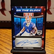 2024 Panini Prestige On the Clock Signatures Ricky Pearsall #OTC-RPL card