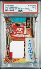 2024 Panini Select Prime Selections Signatures Ricky Pearsall #9 card