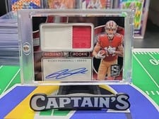 2024 Panini Spectra Radiant Rookie Patch Signatures Ricky Pearsall #RRP-RPL card