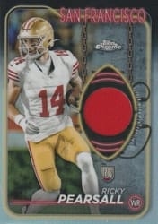 2024 Topps Chrome Topps Chrome Rookie Relics Ricky Pearsall #CRR-RP card