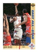 1991-92 Upper Deck Base Set Ricky Pierce #67 card