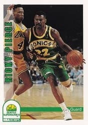 1992-93 Hoops Base Set Ricky Pierce #220 card