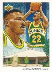 1992-93 Upper Deck Base Set Ricky Pierce #58 card