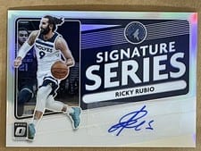2020-21 Donruss Optic Signature Series Ricky Rubio #SS-RRU card