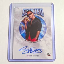 2025 Topps Exalted WWE Wrestling Exalted Autographs Ricky Saints #EXA-RIC card