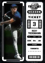 2023 Panini Chronicles Contenders Optic Ricky Tiedemann #9 card