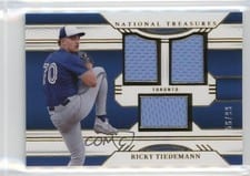 2024 Panini National Treasures Game Gear Swatches Trio Ricky Tiedemann #31 card