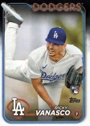 2024 Topps Update Base Set Ricky Vanasco #US38 card