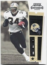 2000 Playoff Contenders Ricky Williams #58 card