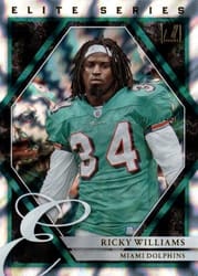 2021 Donruss Elite Series Ricky Williams #ES-RWI card