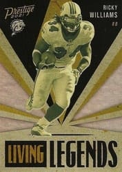 2021 Panini Prestige Living Legends Ricky Williams #LL-18 card