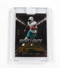 2022 Panini Black Night Lights Signatures Ricky Williams #NLS-RIC card