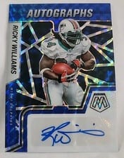 2022 Panini Mosaic Autographs Mosaic Ricky Williams #AM-RW card