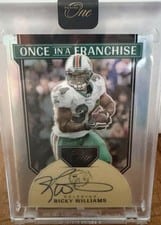 2024 Panini One Once in a Franchise Autographs Ricky Williams #344 card
