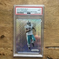 2024 Panini Prizm Deca Decade Dominance Ricky Williams #19 card