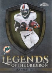2025 Topps Chrome Legends of the Gridiron Ricky Williams #LOG-14 card