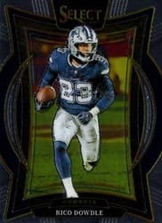 2024 Panini Select Base Set Rico Dowdle #90 card