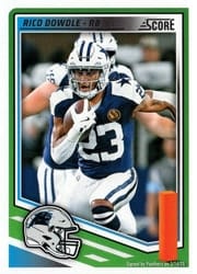 2025 Score Base Set Rico Dowdle #241 card