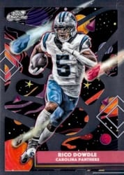 2025 Topps Cosmic Chrome Base Set Rico Dowdle #14 card