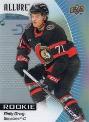 2023-24 Upper Deck Allure Base Set Ridly Greig #141 card