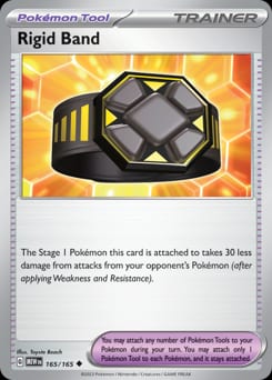 151 Rigid Band #165 card
