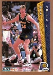 1992-93 Fleer Base Set Rik Smits #94 card