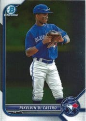 2022 Bowman Chrome Prospects Rikelvin De Castro #BCP-25 card