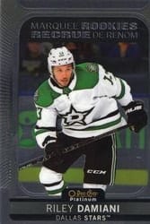 2021-22 O-Pee-Chee Platinum Base Set Riley Damiani #291 card