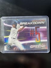 2019 Bowman Draft Chrome Pick Breakdown Riley Greene #BSB-RG card