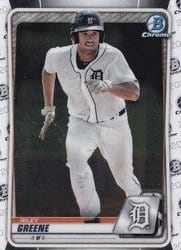 2020 Bowman Chrome Prospects Riley Greene #BCP-122 card
