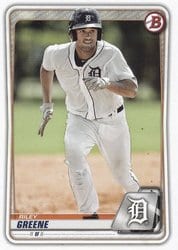 2020 Bowman Prospects Riley Greene #BP-122 card