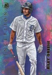 2021 Bowman Inception Base Set Riley Greene #16 card