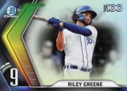 2022 Bowman Scouts' Top 100 Riley Greene #BTP-9 card