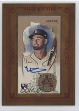 2023 Topps Allen & Ginter Framed Mini Autographs Riley Greene #MA-RG card