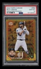 2023 Topps Chrome Radiating Rookies Riley Greene #RR-2 card