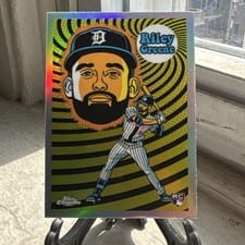 2023 Topps Chrome Ultraviolet All-Stars Riley Greene #UV-13 card