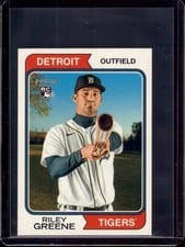 2023 Topps Heritage Mini Riley Greene #48 card
