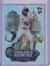 2023 Topps Home Field Advantage Riley Greene #HA-12 card