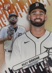 2023 Topps Pristine Fresh Faces Riley Greene #FF-5 card