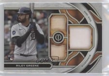 2023 Topps Tribute Triple Relics Riley Greene #TR-RG card