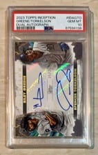 2023 Topps Inception Dual Autographs Riley Greene / Spencer Torkelson #IDA-GTO card
