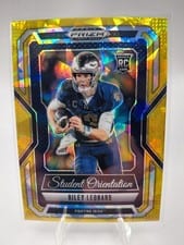 2025 Panini Prizm Draft Picks Student Orientation Riley Leonard #20 card