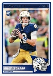 2025 Score Rookies Riley Leonard #9 card