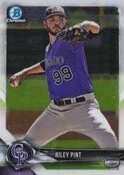 2018 Bowman Chrome Prospects Riley Pint #BCP219 card