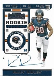 2019 Panini Contenders Base Set Riley Ridley #136 card