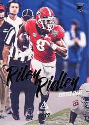 2019 Panini Luminance Base Set Riley Ridley #188 card
